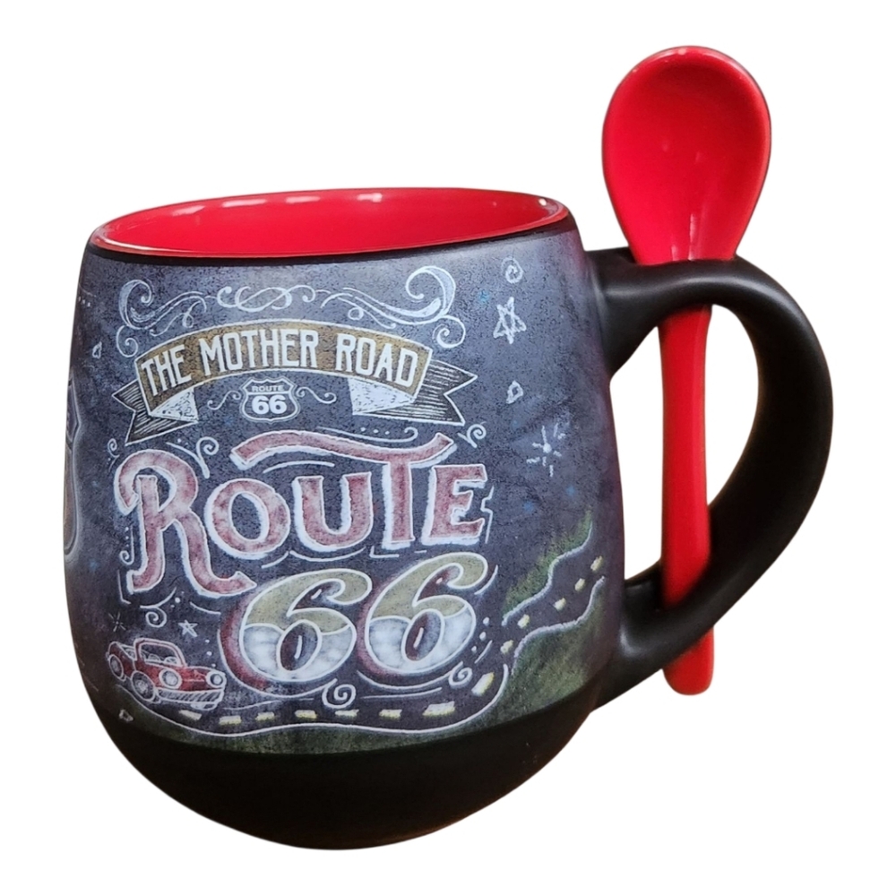 Route 66 Collectible Mug & Spoon Set